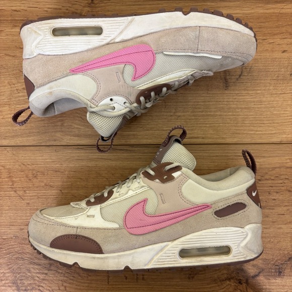 NIKE Air Max 90 Futura Shoes Mauve/Pink Women Size 8 Casual Running Athletic - Picture 9 of 12